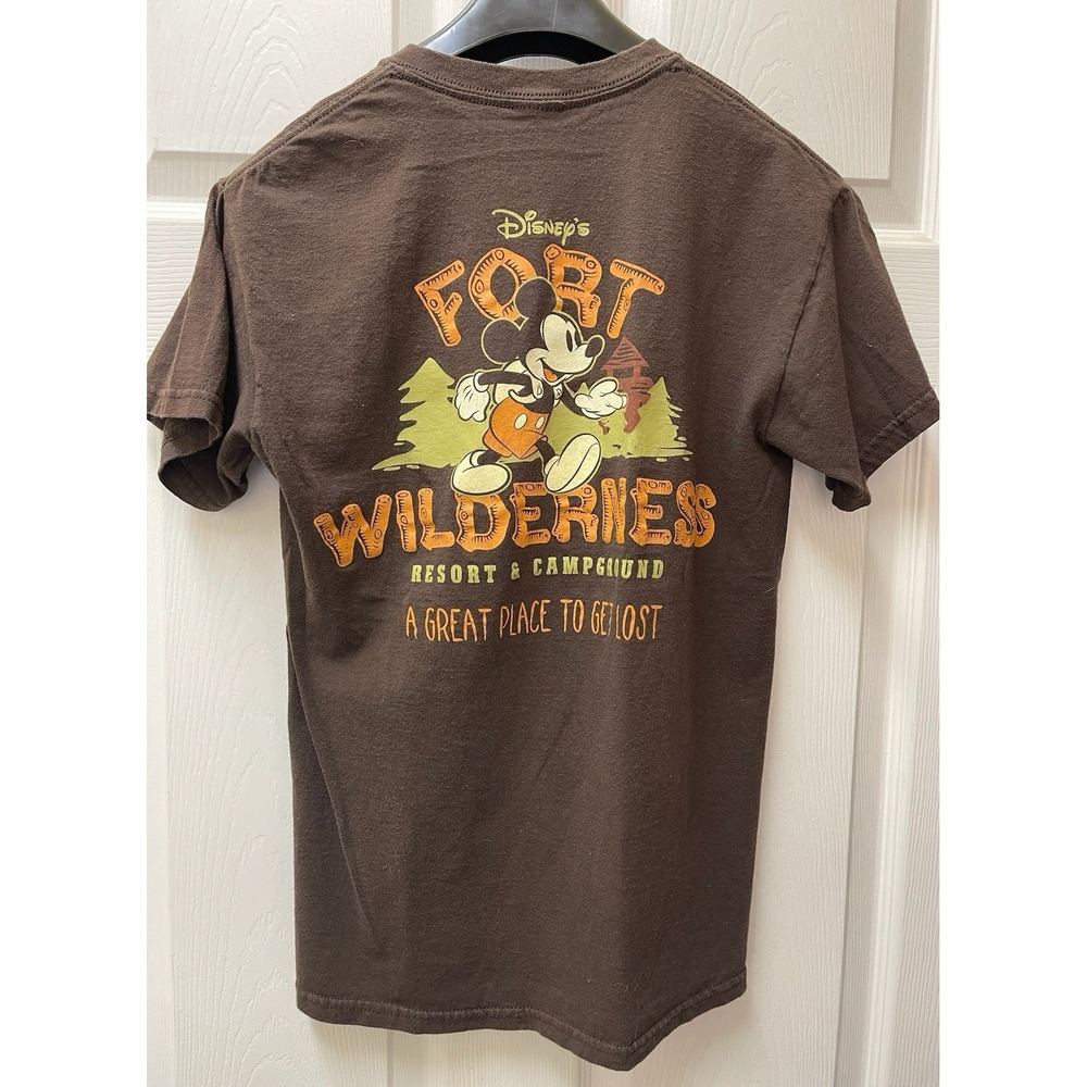 Walt Disney World Fort Wilderness Resort & Campground Men's Small Brown T-Shirt